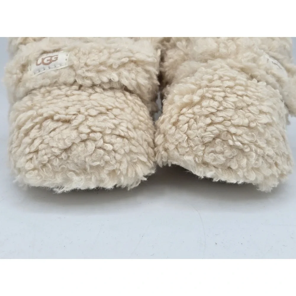 UGG 11034971 Unisex Toddler's Sz 4/5 Vanilla/Cream Bixbee Soft‎ Terry Booties